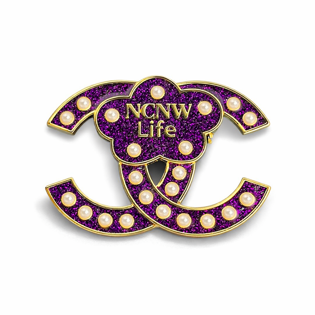 NCNW CC Flower Brooch