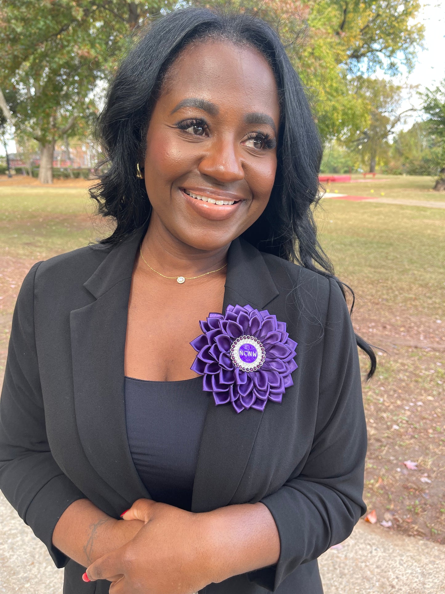 NCNW Ribbon Flower (Multi-Color or Purple)