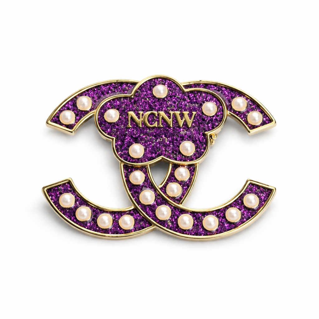 NCNW CC Flower Brooch