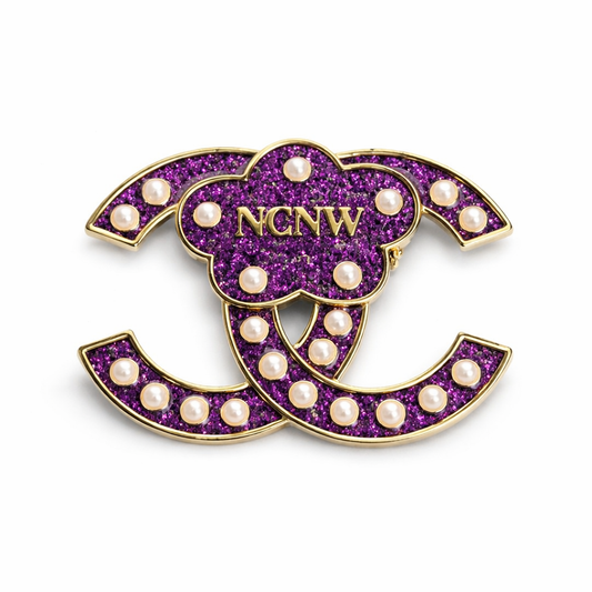 NCNW CC Flower Brooch