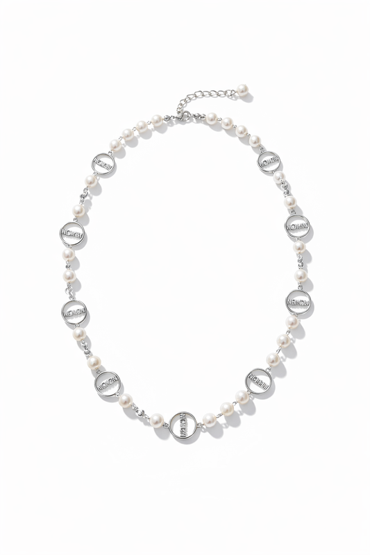 NCNW Pearl and Charm Necklace