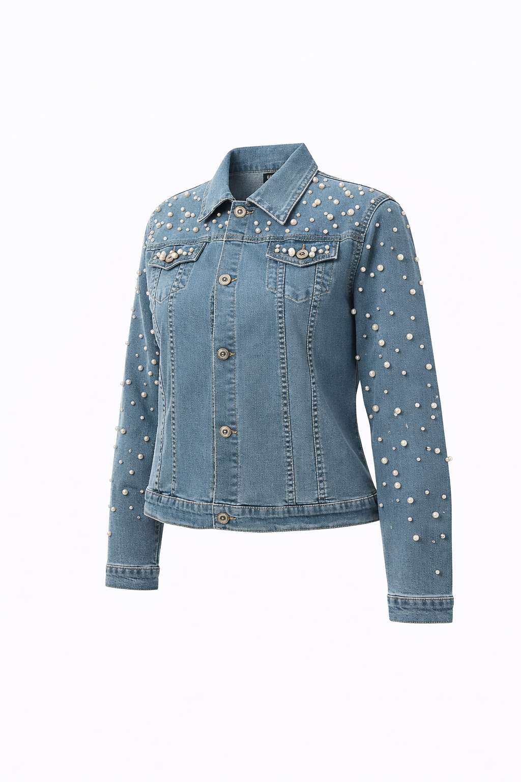 NCNW Pearl Gem Blue Denim Jacket