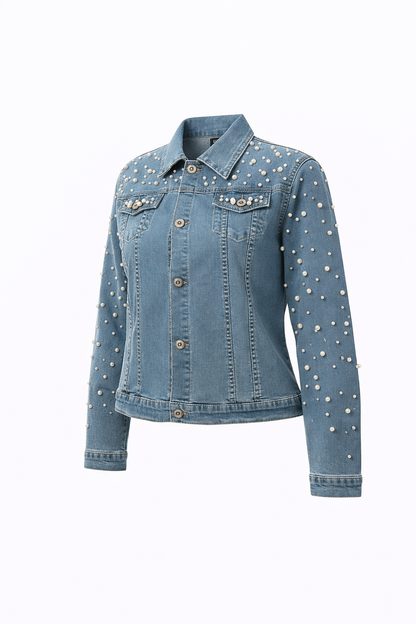 NCNW Pearl Gem Blue Denim Jacket