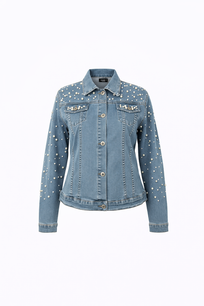 NCNW Pearl Gem Blue Denim Jacket
