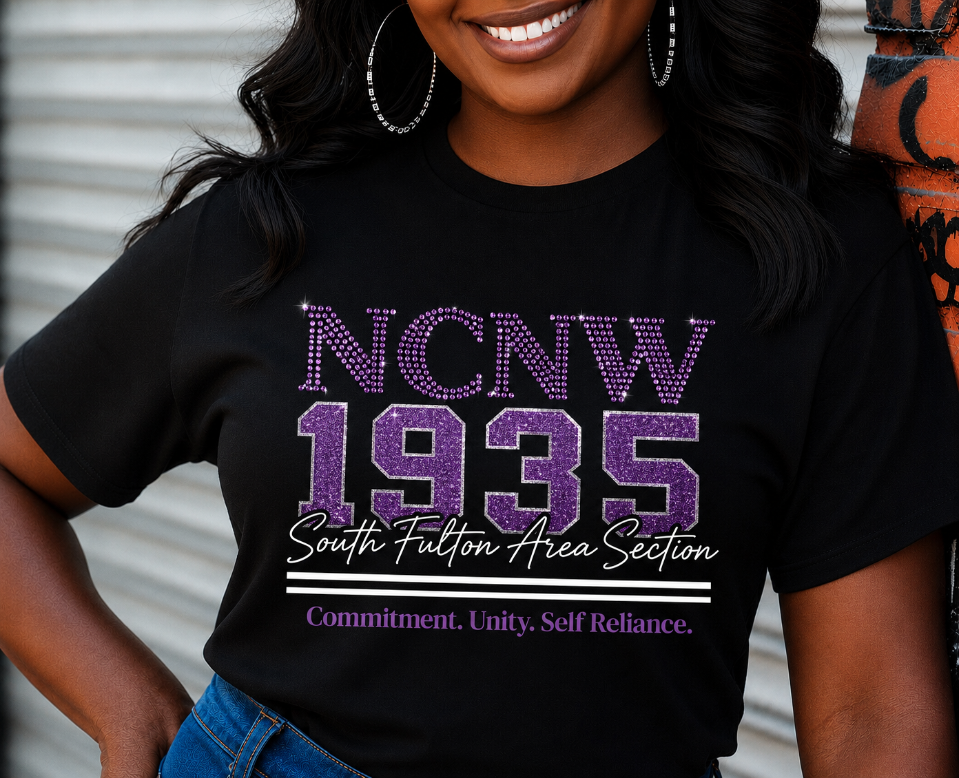 NCNW South Fulton Area Section 1935 Legacy Tee Exclusive Member Only – Black Edition