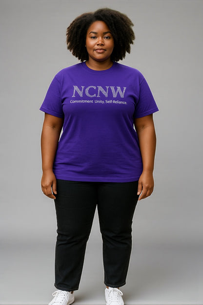 NCNW Silver Rhinestone