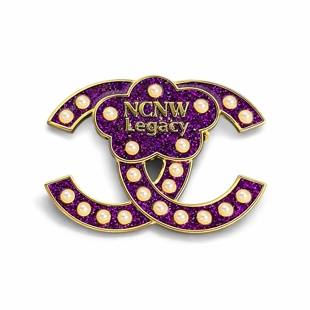 NCNW CC Flower Brooch