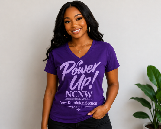 New Dominion "Power Up!" V-Neck T-Shirt (Exclusive Members Only)